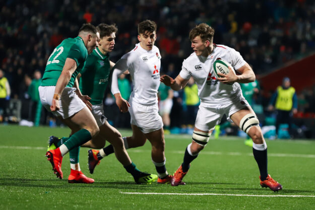 Under 20 Six Nations match between Ireland and England at the Irish Independent Park in Cork, Ireland.
