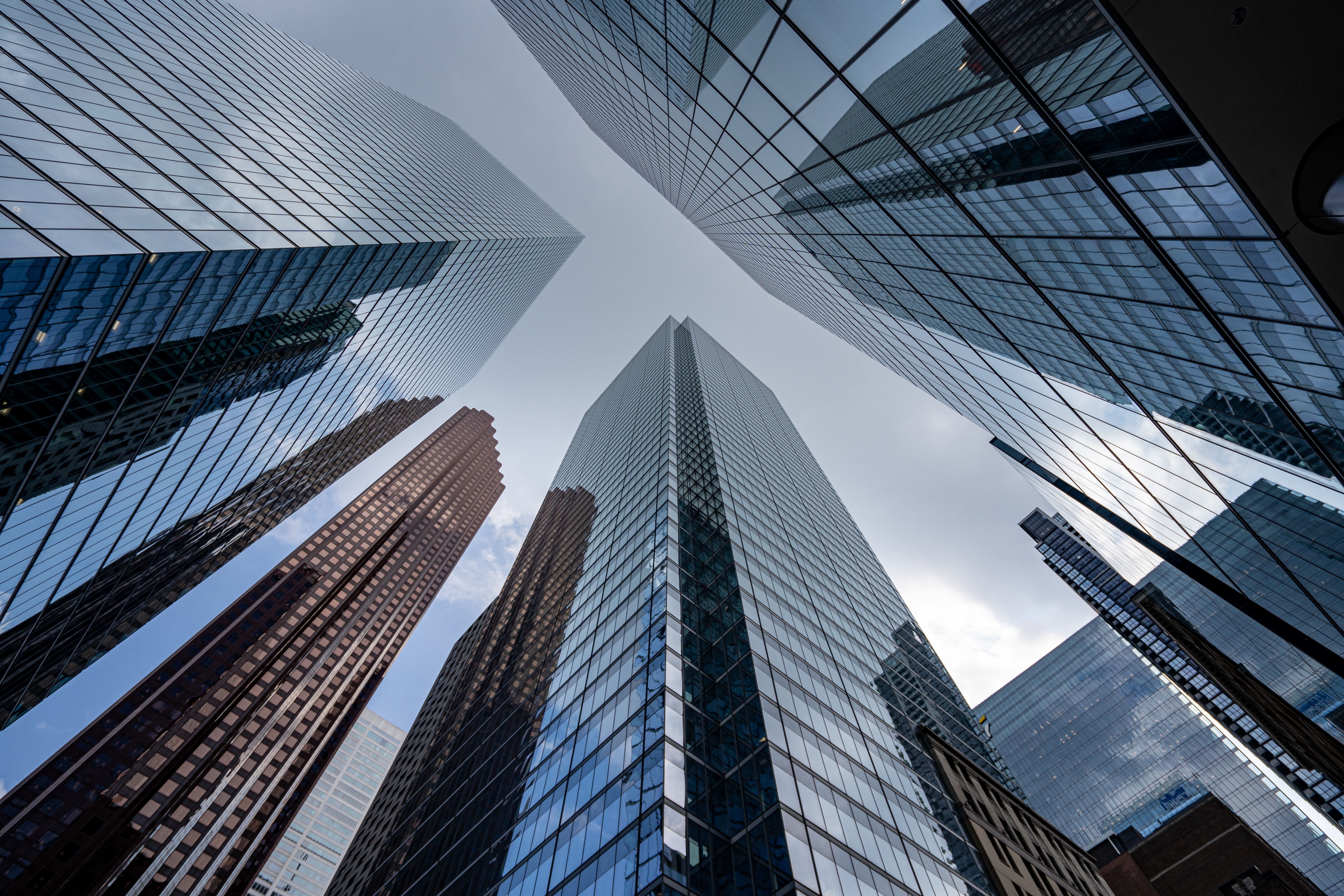 Business,Skyscrapers,In,The,Financial,District,,Toronto,Downtown.